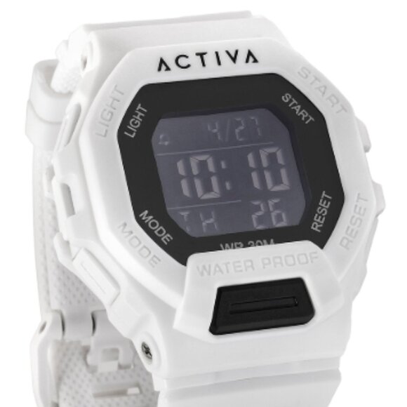 Mew authentic Activa X Invicta Digital Unisex Watch - 50mm, White - Picture 4 of 4